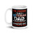 Veteran Dad (No Expiration) White glossy mug