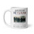 American Veteran (I am Not a Hero) White glossy mug