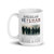 American Veteran (I am Not a Hero) White glossy mug