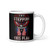 Try Stepping on this Flag White glossy mug