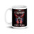Try Stepping on this Flag White glossy mug