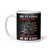 I'd Rather Die Standing White glossy mug (Option 3)