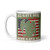 All Gave Some, Some Gave All White glossy mug (Option 7)