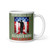 All Gave Some, Some Gave All White glossy mug (Option 12)