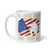 All Gave Some, Some Gave All White glossy mug (Option 13)