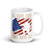 All Gave Some, Some Gave All White glossy mug (Option 13)