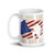 All Gave Some, Some Gave All White glossy mug (Option 13)