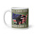 All Gave Some, Some Gave All White glossy mug (Option 14)