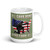 All Gave Some, Some Gave All White glossy mug (Option 14)