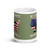 All Gave Some, Some Gave All White glossy mug (Option 14)