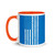 Distressed Flag Mug with Color Inside