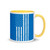 Distressed Flag Mug with Color Inside
