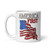 America First White glossy mug