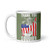 Thank You Soldier White glossy mug