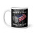 Coming Home Under a Flag White glossy mug