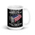 Coming Home Under a Flag White glossy mug