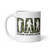 Dad The Veteran The Myth The Legend White glossy mug