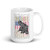 Dad The Veteran The Myth The Legend White glossy mug (Option2)