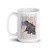 Dad The Veteran The Myth The Legend White glossy mug (Option2)