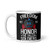 Freedom Isn't Free (Honor the Fallen Soldiers) White glossy mug