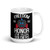 Freedom Isn't Free (Honor the Fallen Soldiers) White glossy mug