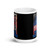 Freedom Isn't Free (Battlefield Cross) White glossy mug
