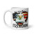 USA Freedom Eagle White glossy mug