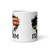 USA Freedom Eagle White glossy mug