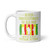 Never Underestimate an Old Man (Vietnam Veteran) White glossy mug