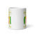 Never Underestimate an Old Man (Vietnam Veteran) White glossy mug