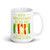 Never Underestimate an Old Man (Vietnam Veteran) White glossy mug