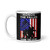 Honor the Fallen Thank the Living (Option 5) White glossy mug