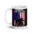 Honor the Fallen Thank the Living (Option 5) White glossy mug