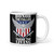 Honor the Fallen Thank the Living (Option 9) White glossy mug