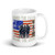 Honor the Fallen Thank the Living (Option 10) White glossy mug