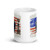 Honor the Fallen Thank the Living (Option 10) White glossy mug