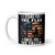 I Stand for the Flag (Kneel for the Cross) White glossy mug (Option 2)