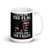 I Stand for the Flag (Kneel for the Cross) White glossy mug (Option 4)