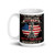 Coming Home Under a Flag White glossy mug (Option 2) 