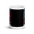 Land of the Free (Warrior) White glossy mug