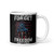 Freedom Isn't Free White glossy mug (Option 2)