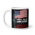 Born to be Soldier (Proud Army Veteran) White glossy mug