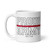 Proud Army White glossy mug