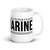 Proud Marine Veteran White glossy mug