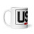 US Coast Guard White glossy mug