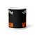 Vietnam Veteran (Orange) White glossy mug