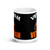 Vietnam Veteran (Orange) White glossy mug