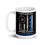 Veteran of the United States Air Force White glossy mug (Option 2)