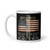 Stand for the Flag (Kneel for the Cross) White glossy mug (Option 2)