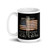 Stand for the Flag (Kneel for the Cross) White glossy mug (Option 2)